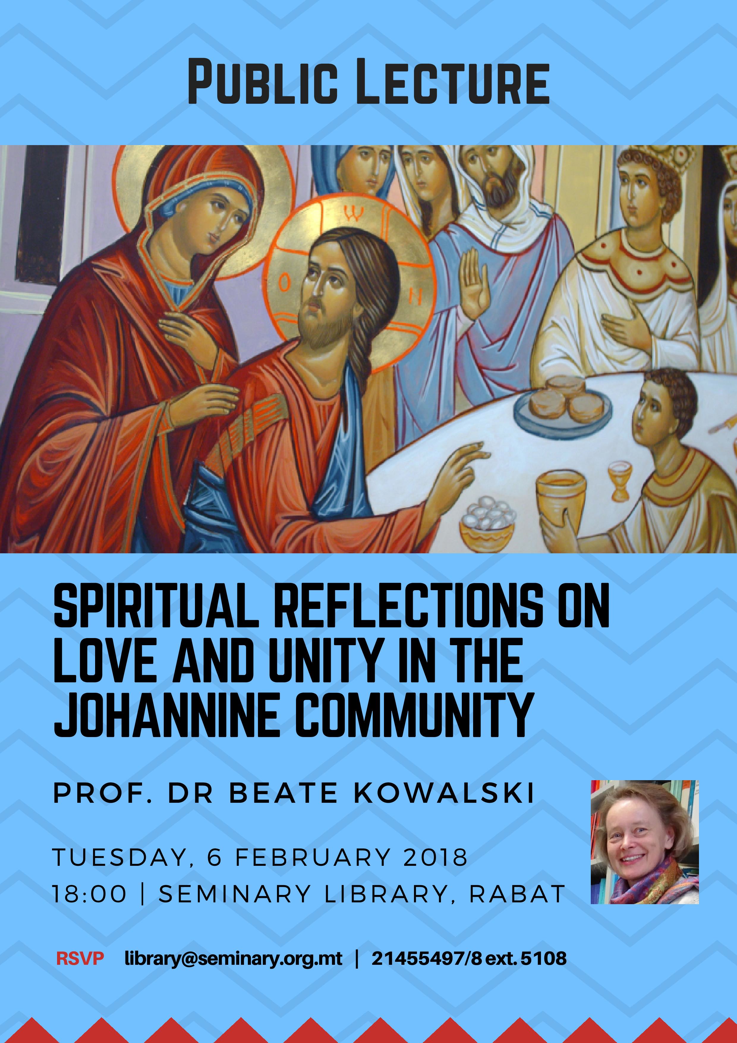 Spiritual Reflections On Love And Unity In The Johannine Community ...